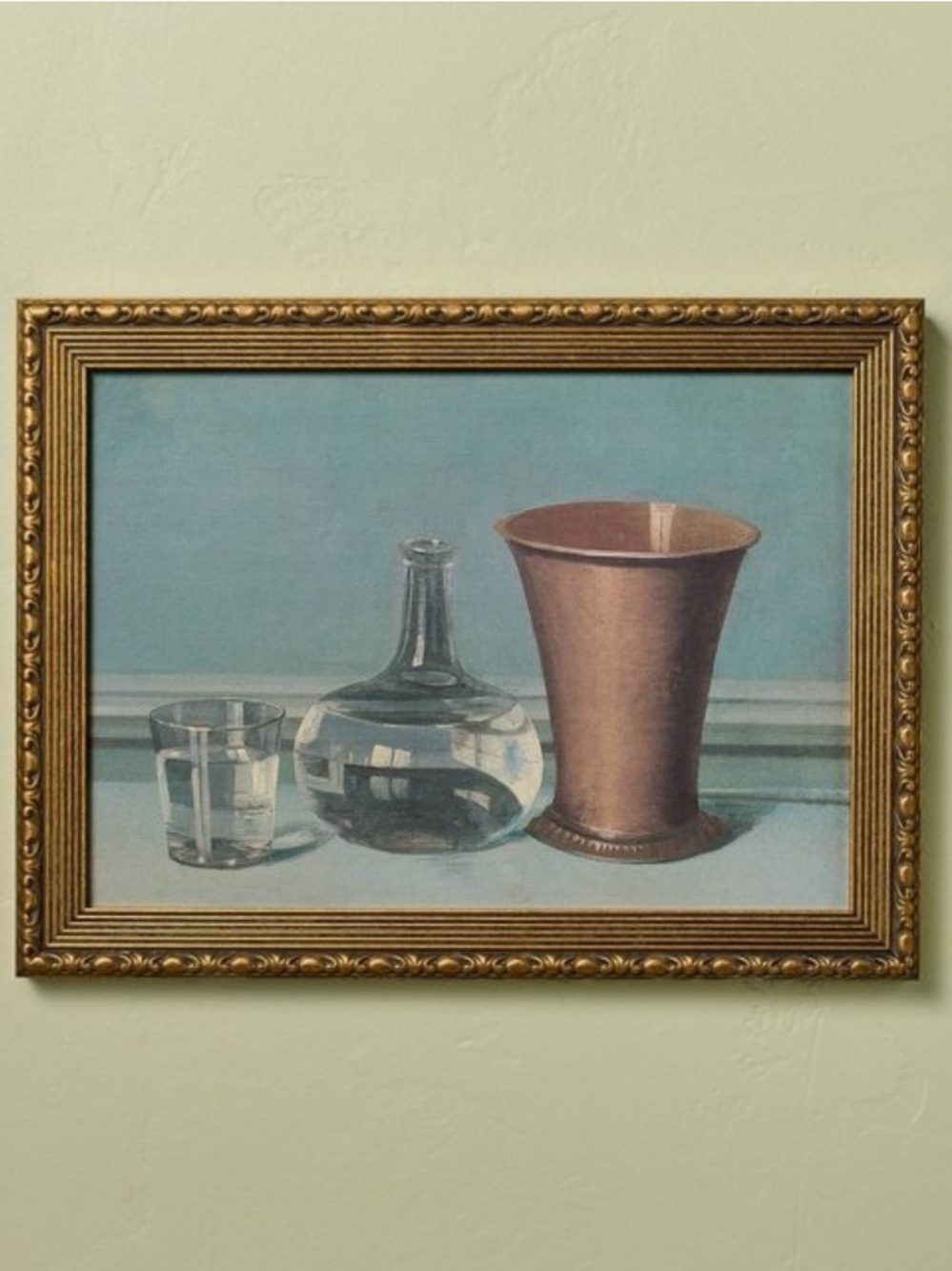 HEARTH & HAND NWT 12"x16" Horizontal Carafe Still Life Art